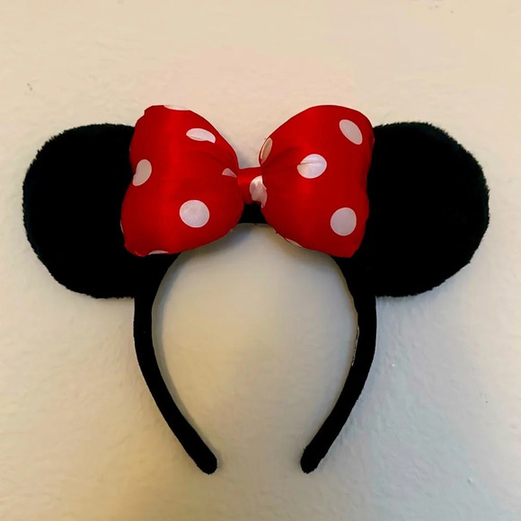 Disney Accessories - Authentic Disney Minnie Mouse Ears Headband ❤️